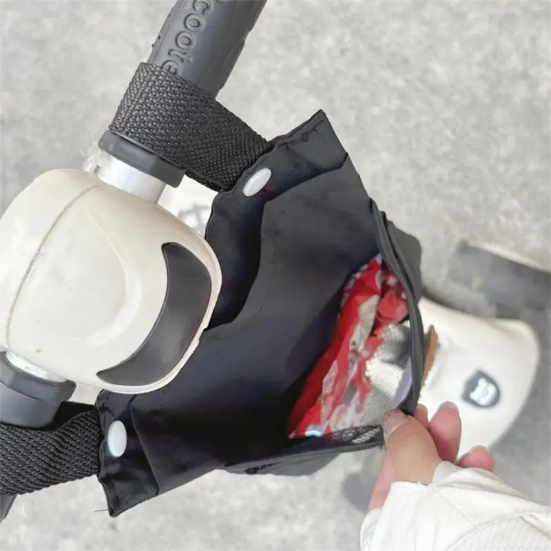 Bolsa para patinete dibujos animados 581F para niños, organizador almacenamiento con múltiples bolsillos gran capacidad