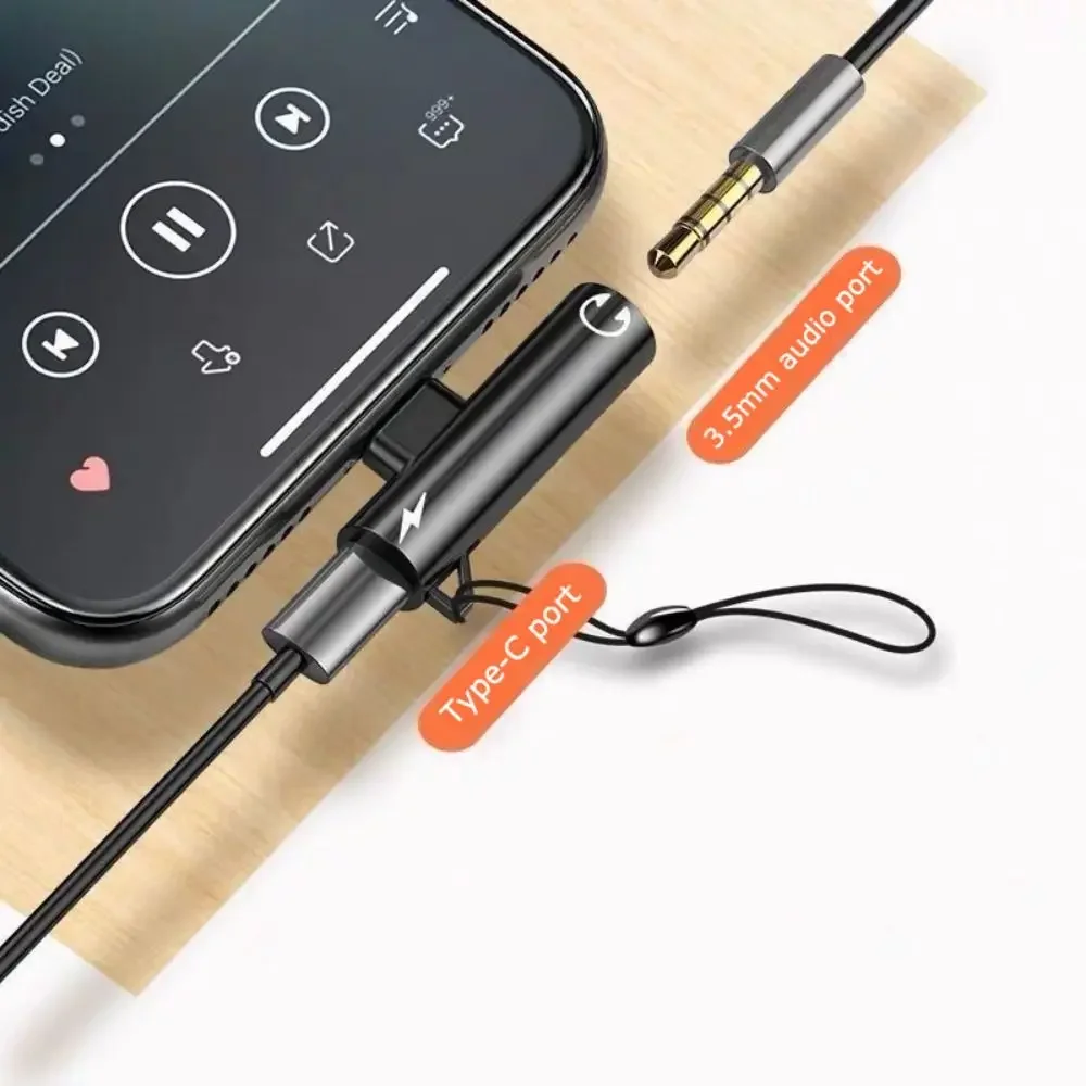 2 In1 Adapter Splitter For iPh - огляд і ціна Earphone Splitter Jack