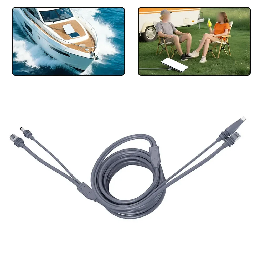 2-in-1 5m Data Cable DC USB C Charging Ethernet Cord For For For Starlink For For Mini Outdoor Installation Accessories