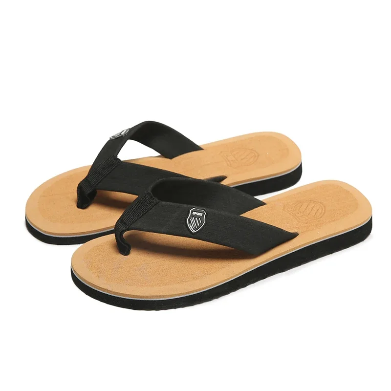 

Men's flip-flops, flat summer lightweight and fashionable outdoor slippers, beach sandals, casual men's shoes