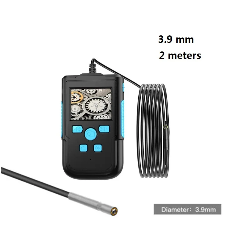 

3.9 mm 2/5/10 meters 8LED 1080P HD Industrial Endoscope Camera Waterproof Inspection Borescope Car Accessories