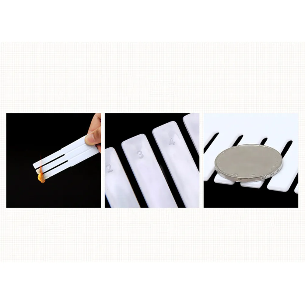 8Pcs Flexible Adjustable DIY Drawer Divider Set Plastic Snap-Together Organizer for Underwear Hosiery Neckties Belts Scarves