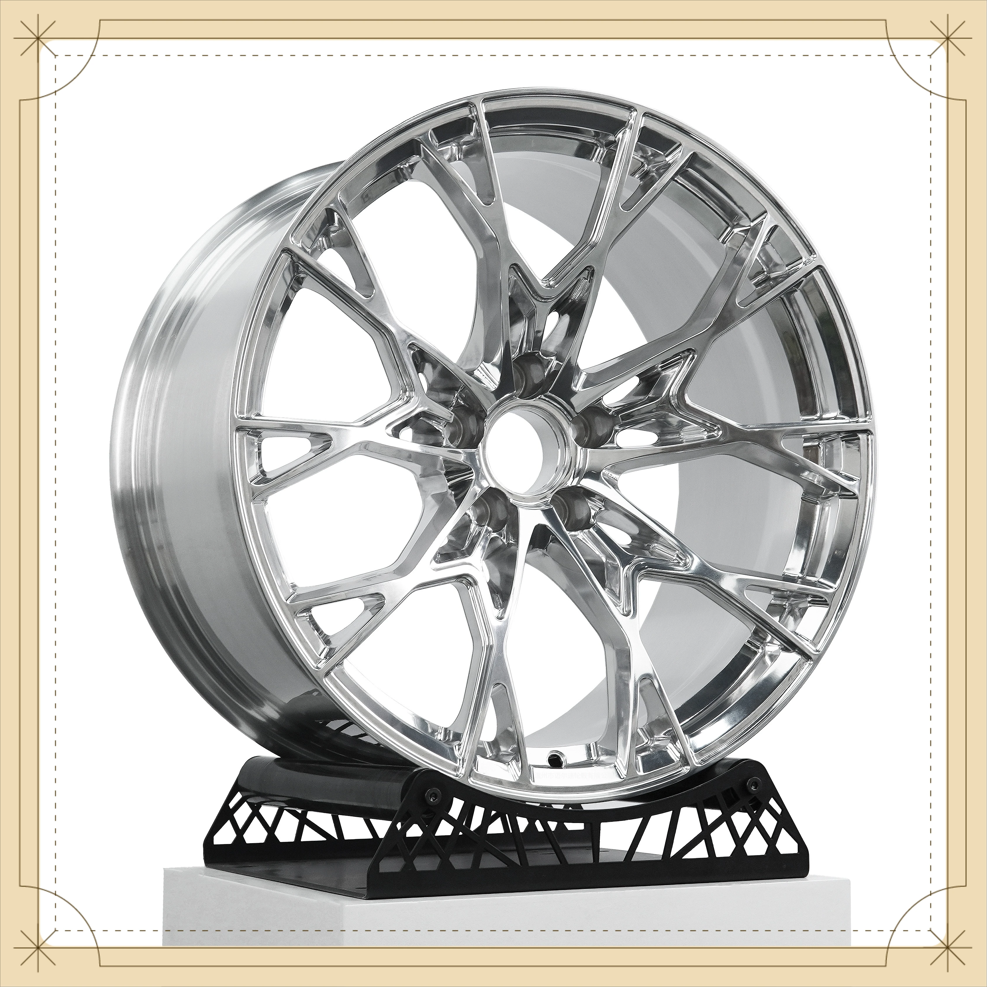 17 18 19 20 21 22 Inch 5x114.3 5x112 5x120 Alloy Car Forged Wheel Rim Hub for FF10 Audi S4 Mercedes BENZ BMW