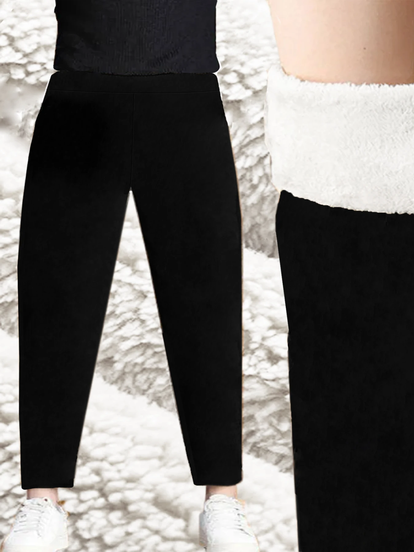 New autumn and winter styles with plush, plus size, high elasticity fabric, ultimate waist and hip tight yoga pants