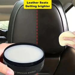 Multifunctional Leather Care Maintenance Oil Cleaning Cream for Car Interior Leather Seat Sofa Bag Shoes Jacket Care Polishing