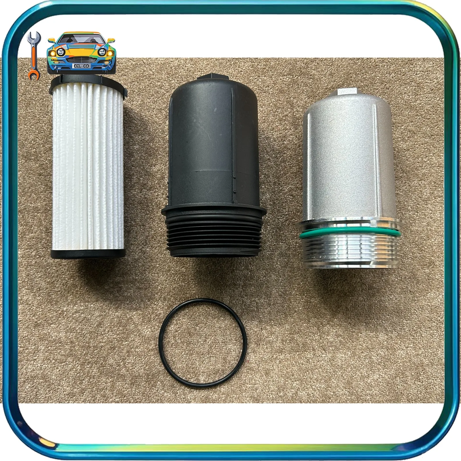 

0BH DQ380 DQ500 DQ381 0DW Auto Transmission Oil Filte Improved Filter Housing Cover For Audi VW 7Speed New Cluth Filter DSG 0DE