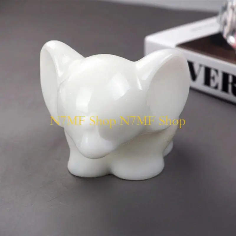 

N7MF Лоток для демонстрации слонов, силиконовая форма для смолы, коробка для хранения яиц, форма слона