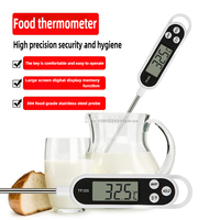 Probe Type Food Electronic Thermometer Kitchen Digital Thermometer for Meat Milk Cooking Food BBQ TP300 Temperature Gauge Tool