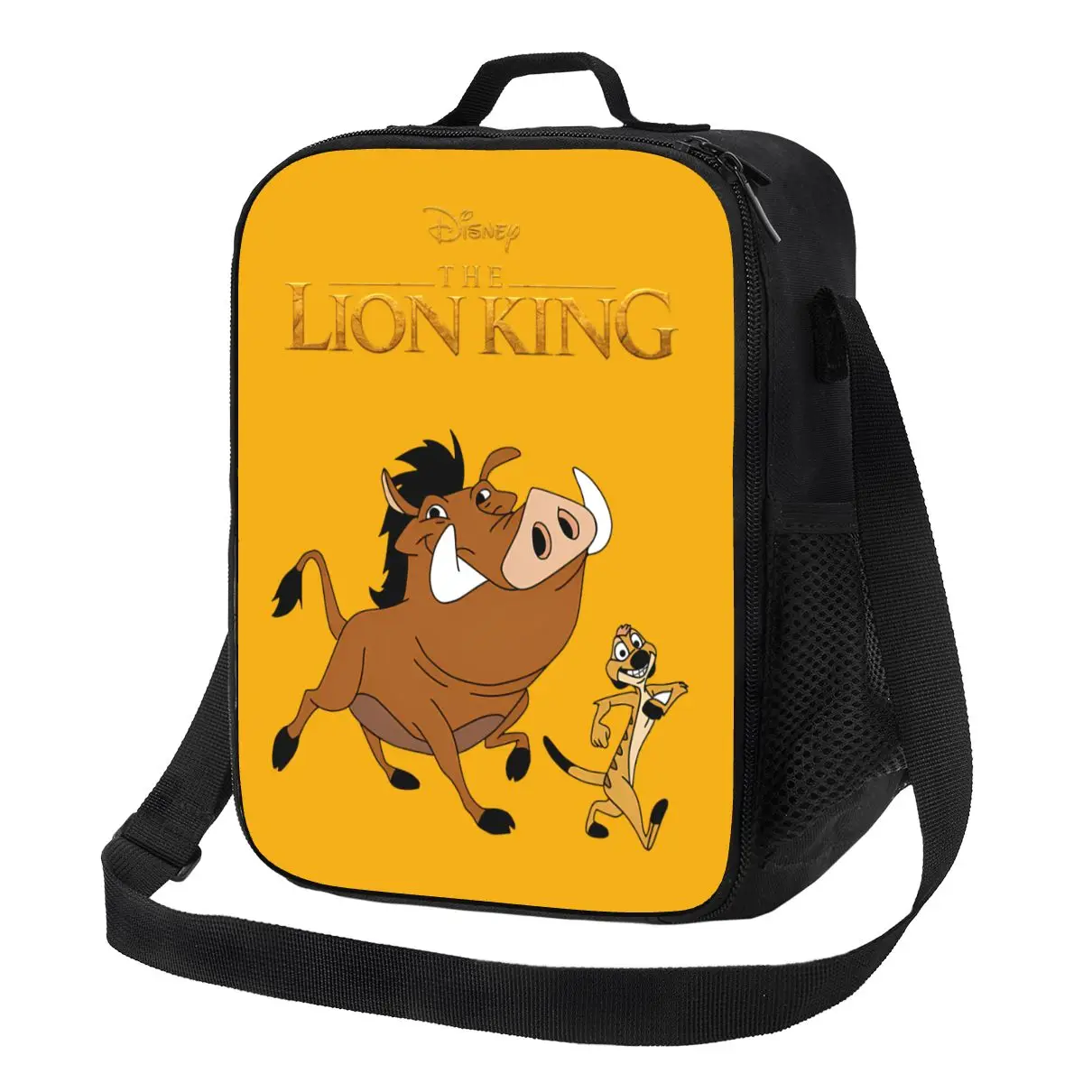 Custom The Lion King Lunch Boxes for Women Children Movies Cooler Thermal Food Insulated Lunch Bag School Children Student