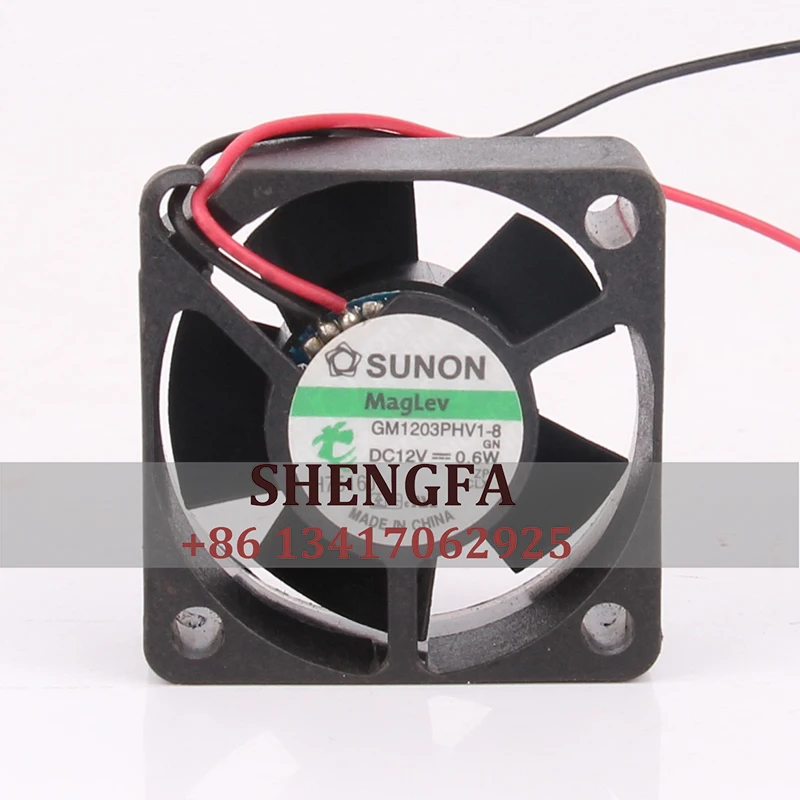 

SUNON GM1203PHV1-8 Case Cooling Fan DC12V 30X30X15MM 0.6W 3CM 3015 Three wire Silent Axial Flow Centrifugal Industry