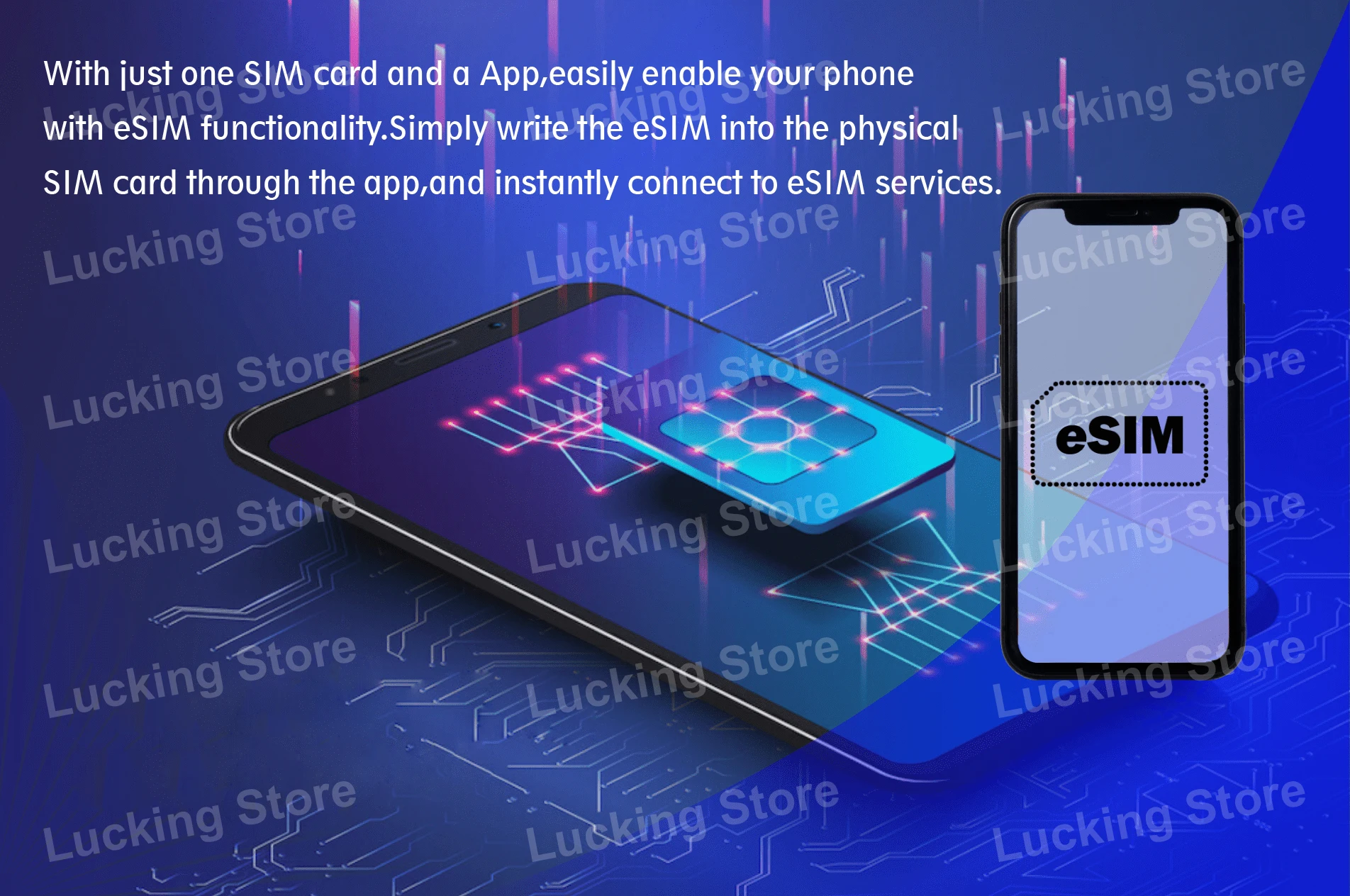 Open eSIM, Compatible with Android and Apple,Free Switching,EasyEUICC and NEKOKOLPA Writing,5ber Ultra Same Type,ESTK,9eSIM