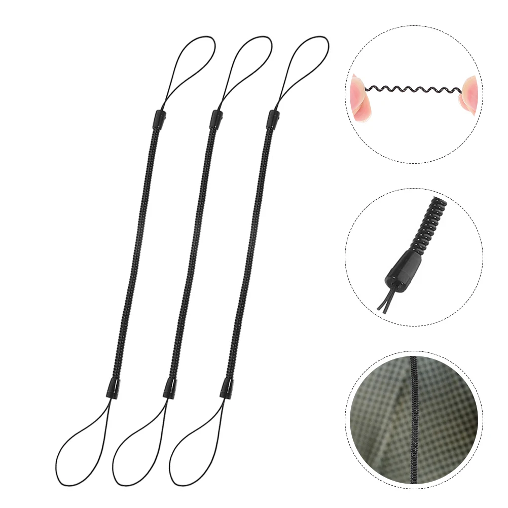10 Pcs Anti-lost Spring Rope Lanyard Stylus Pen Holder for Lanyards Fixing Ropes