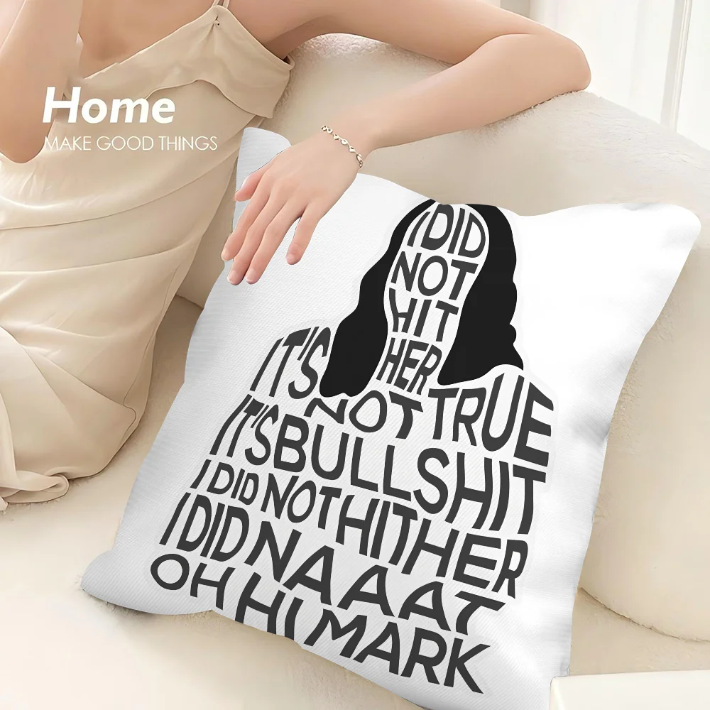 الغرفة T-Tommy Wiseau كيس وسادة ثلاثية الأبعاد طباعة ألياف البوليستر 40*40 سم أريكة المنزل رمي غطاء وسادة الديكور مهرجان هدية