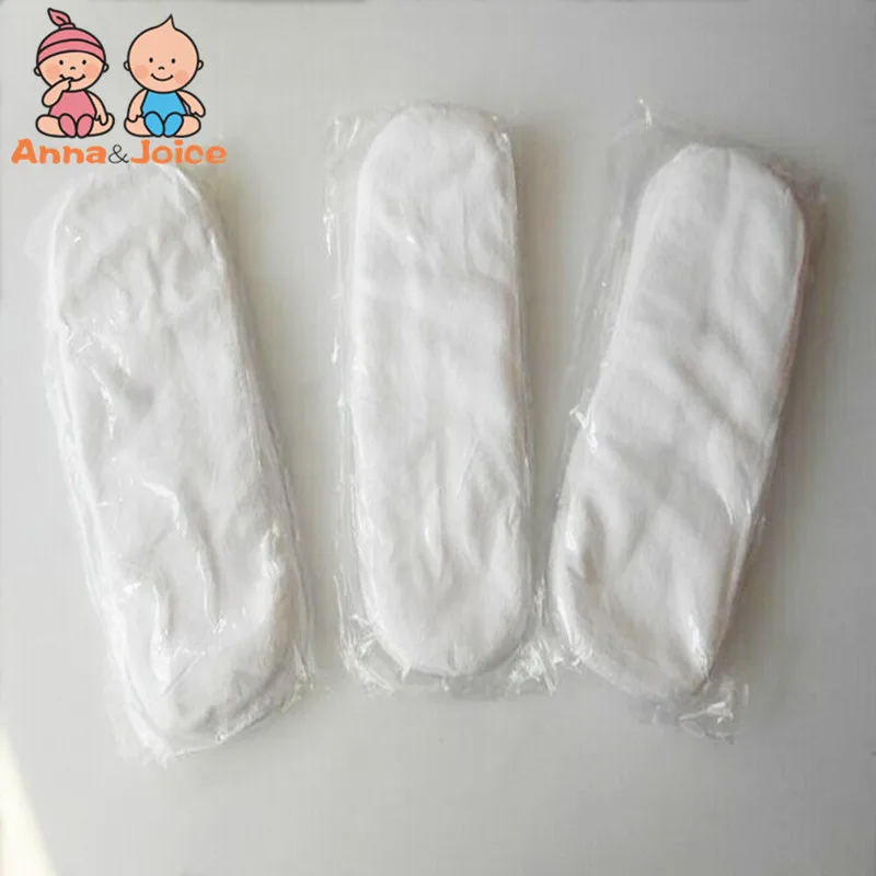 3pc 3 Schichten Baby Stoff Windel Pad Windel einsätze wasch bare wieder verwendbare Mikro faser