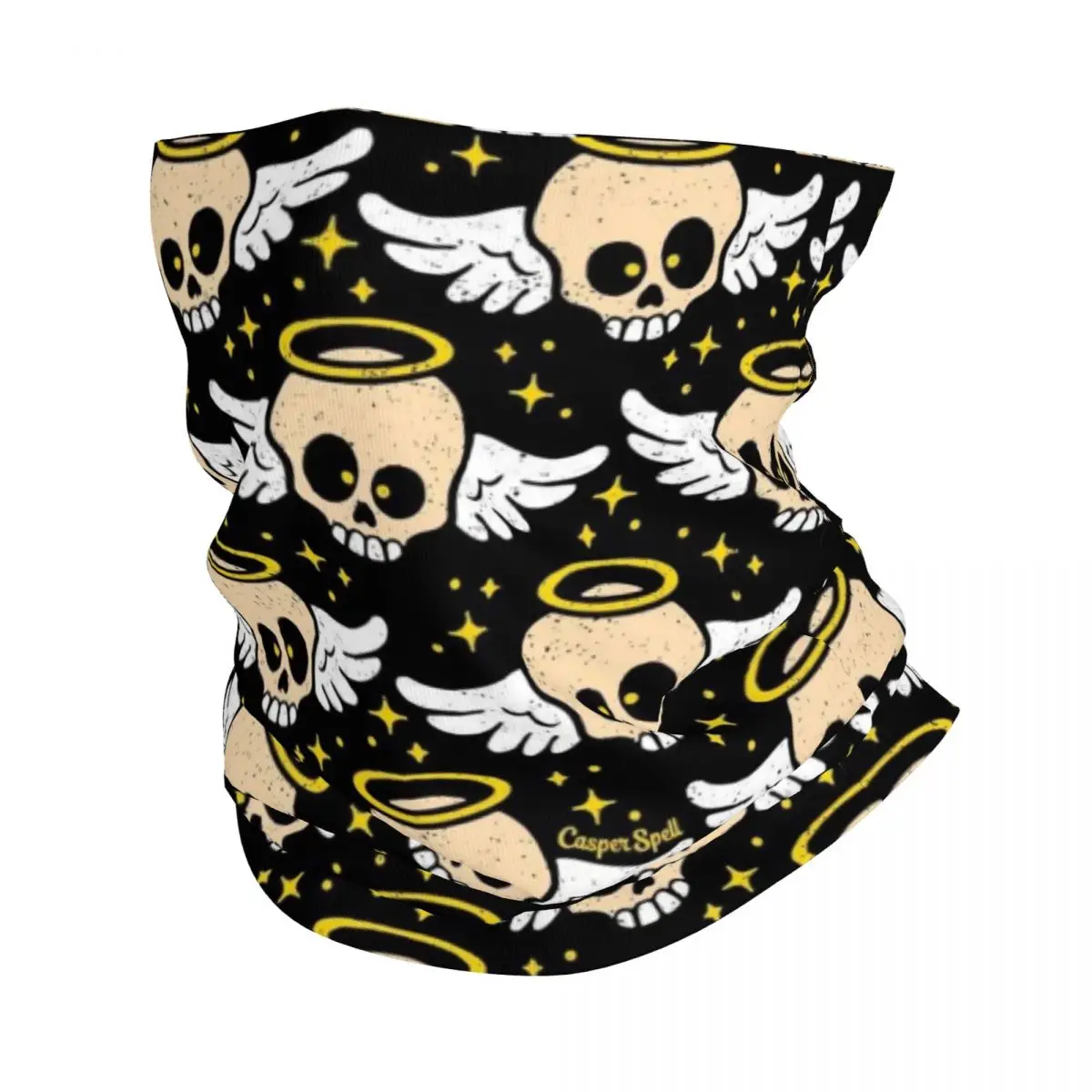 

Skull Sleek Motocross Bandana Neck Gaiter Printed Face Scarf Running Unisex Adult All Season