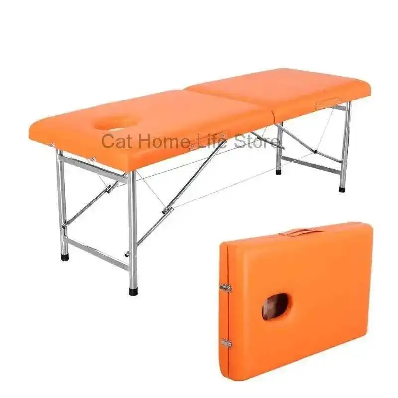 

Table Aesthetic Salon Massage Chairs Folding Lounger Stretchers Lit Pliant Tattoo Bed Professional Chiropractic Beauty Beds Thai