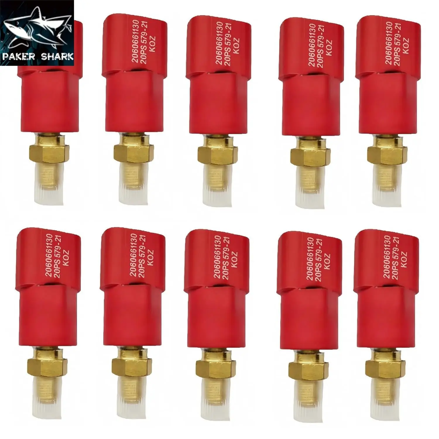 10PCS 206-06-61130 Pressure Switch For Komatsu PC400-7 PC220-6 PC200-8 PC300LC-8 PC360-6 PC360-7 Excavator Sensor Replacement