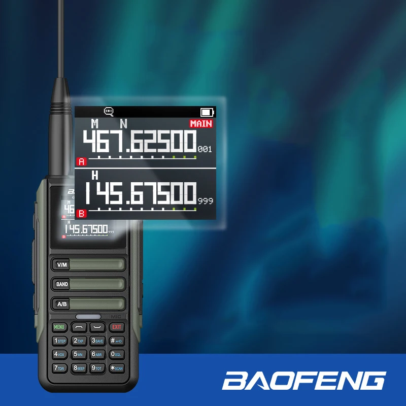 BAOFENG UV-16M Walkie Talkie Long Range Wirless Copy Frequency Mulit Band AM FM Waterproof Portable 2 Way Radio Type-C UV16 New