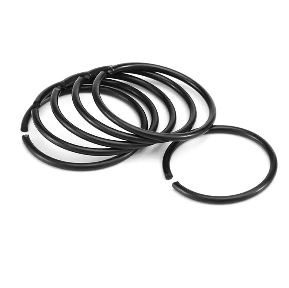 M4 to M140 GB895.2 Retaining Rings Round Wire Circlip Clip for Shaft Snap Ring 70Mn Manganese Steel