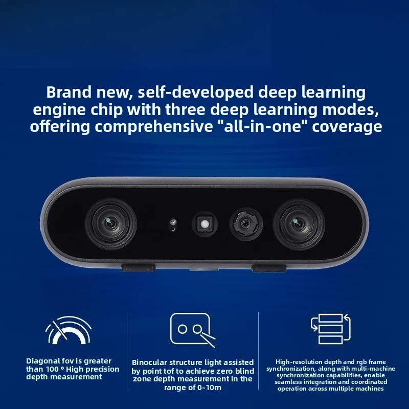 Câmera binocular estruturada com luz 3D L 2 XL benchmarking realsense D435