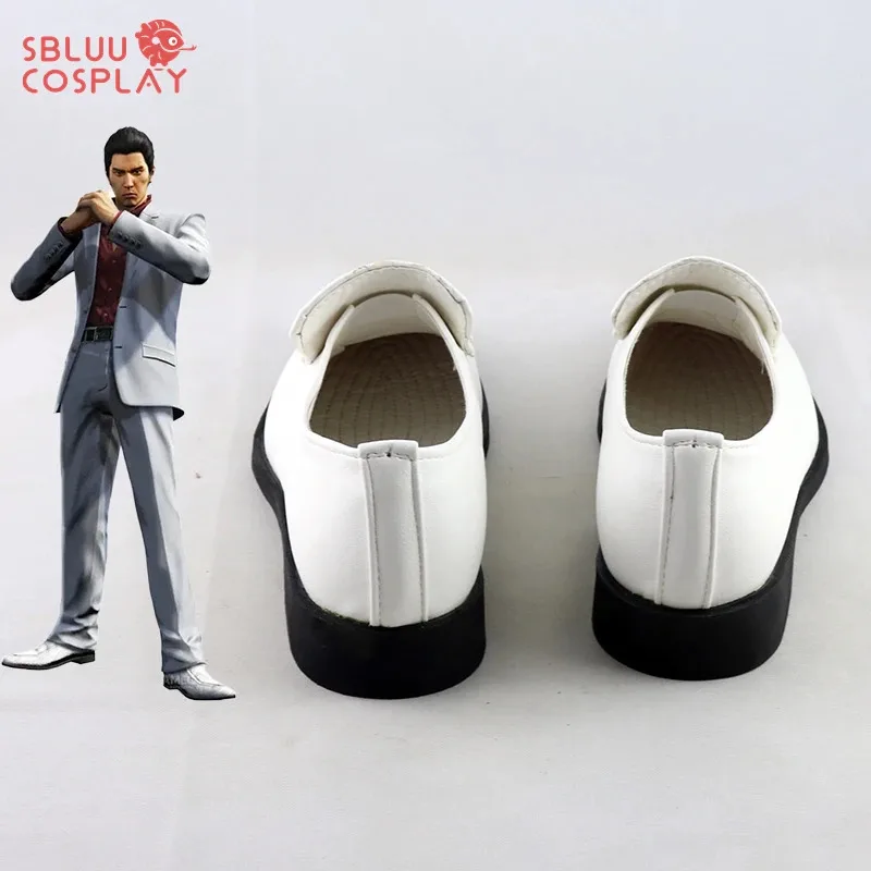 

20SBluuCosplay Kiryu Kazuma Обувь для косплея Сапоги на заказ25