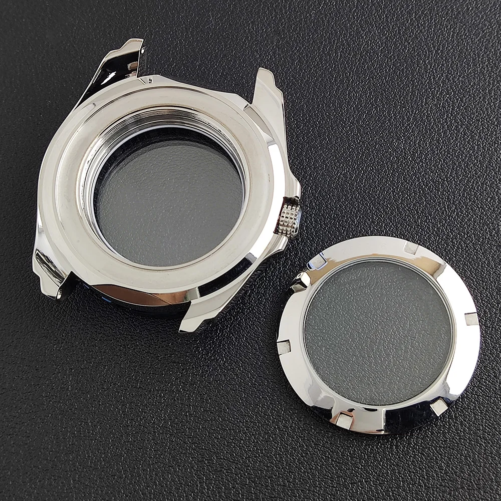 nh35 case 44mm case watch men\'s steel case FIT NH36 movement case watch accessories stainless steel case dial SRP559J1 605J2