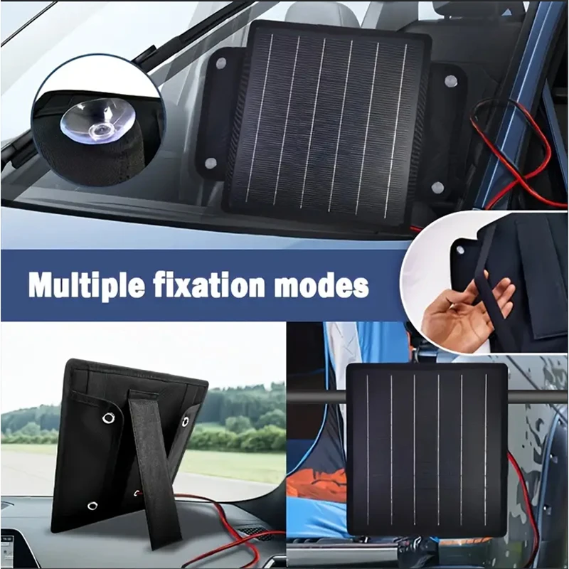 Chargeur de panneau solaire pour batterie de voiture, 50W, mainteneur de batterie solaire, camion, bateau, montres, moto, remorque marine, banque d'alimentation