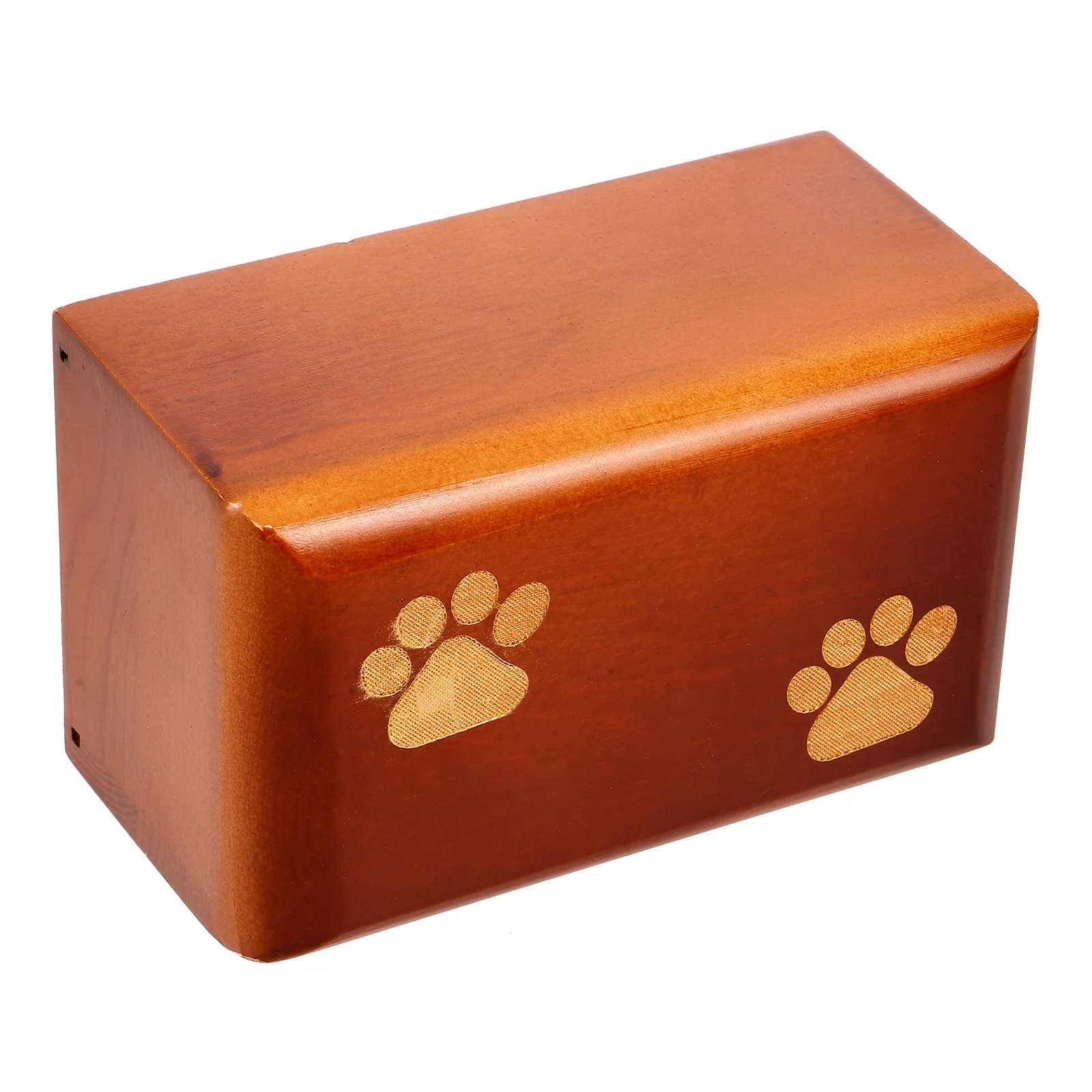 Scatola per cremazione in legno per urna per animali domestici per ceneri di cani e gatti Memorial Keepsake porta inserti per animali domestici urna in legno stile finitura naturale sicura