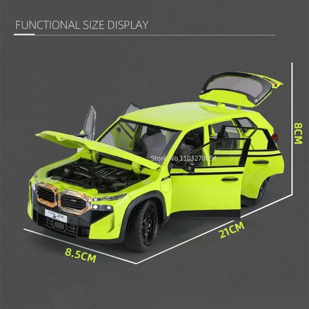 รถสปอร์ตจำลองโลหะผสม XM X5 ขนาด 1:24 ของเล่นโมเดลรถเหล็กหล่อ มีเสียงและไฟ แบบดึงหลัง สำหรับเด็ก ของสะสม ของขวัญ