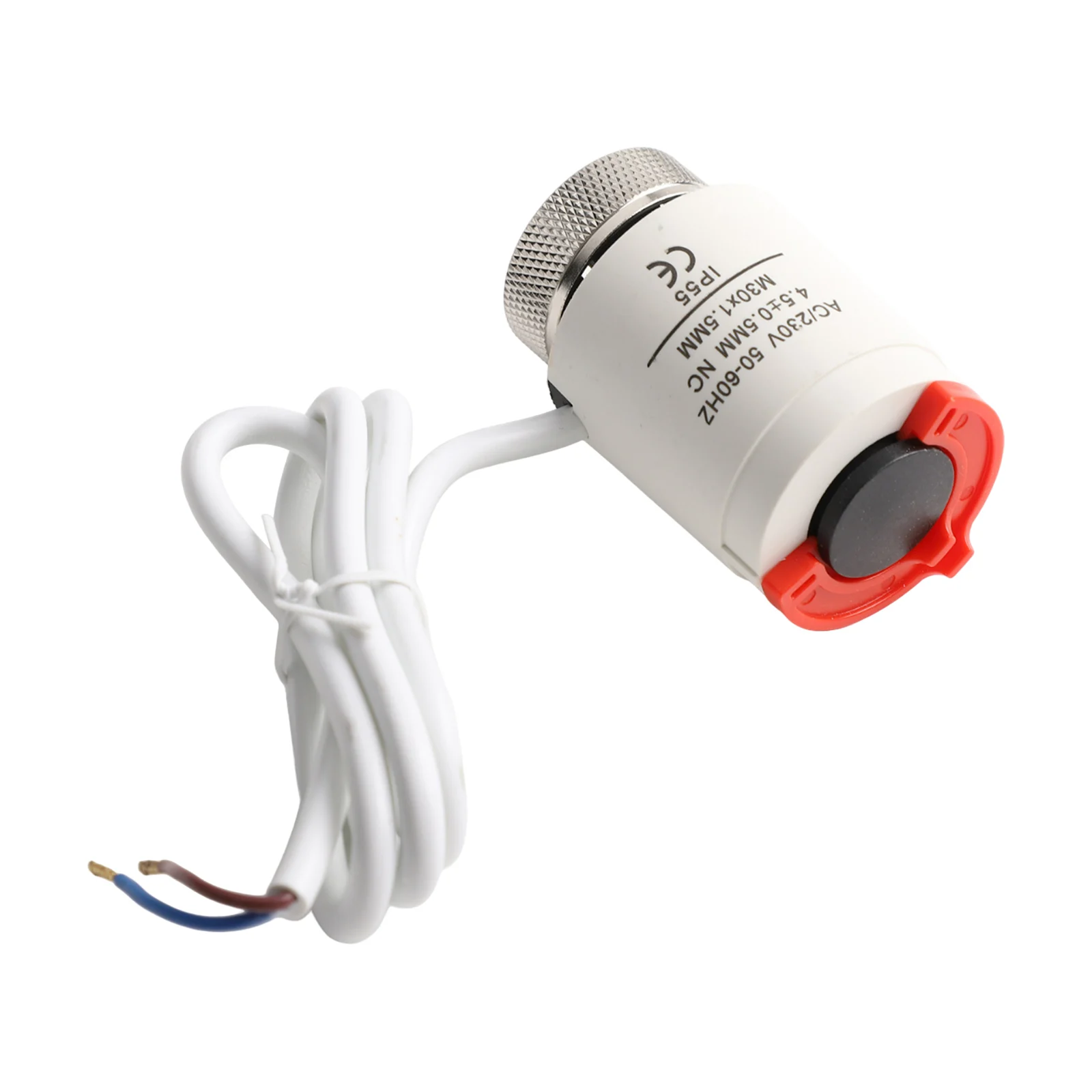 

230V Electric Actuator Valve For Water Floor Heating And Radiator Temperature Control, M30x1.5 Brass Body