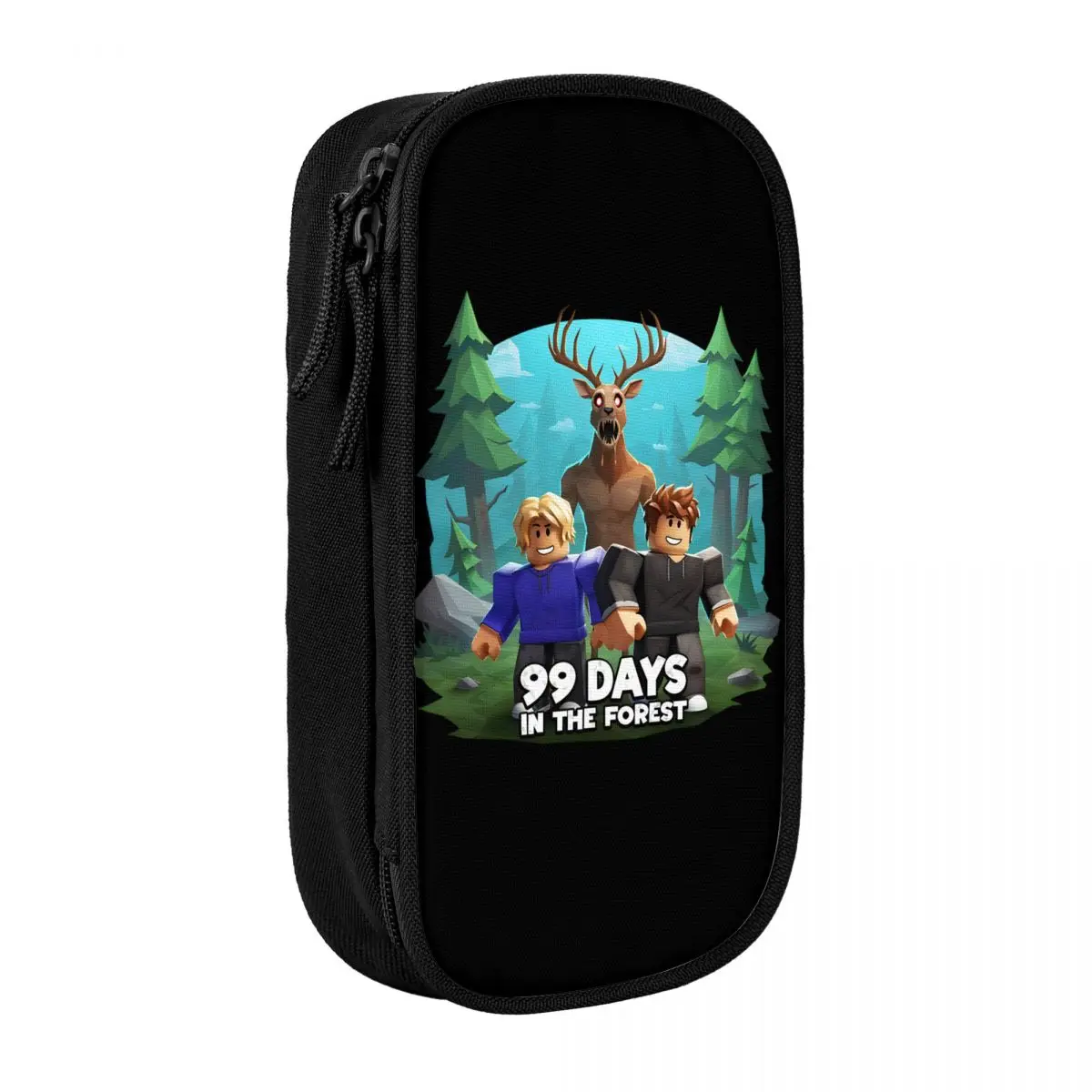 

99 Nights In The Forest Pencil Case Gaming Pencilcases Pen Box for Girls Boys Large Storage Bag Students School Gifts Stationery