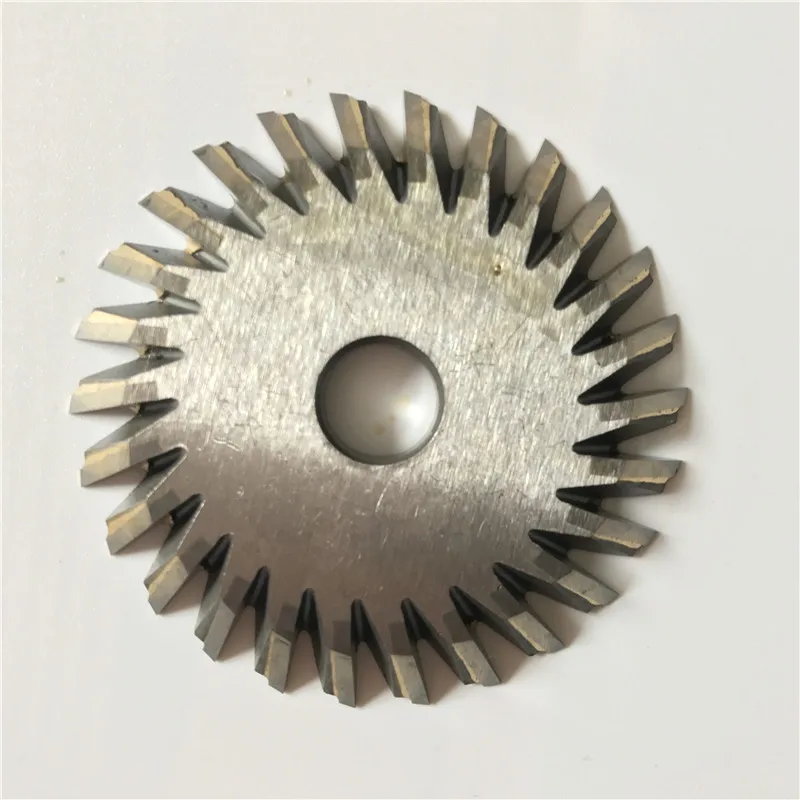 Milling Cutter 70x7.3x12.7x26T Welded Carbide Cutter For WENXING Portable Q27 100D 100G 100E Horizontal Key Cutting Machines