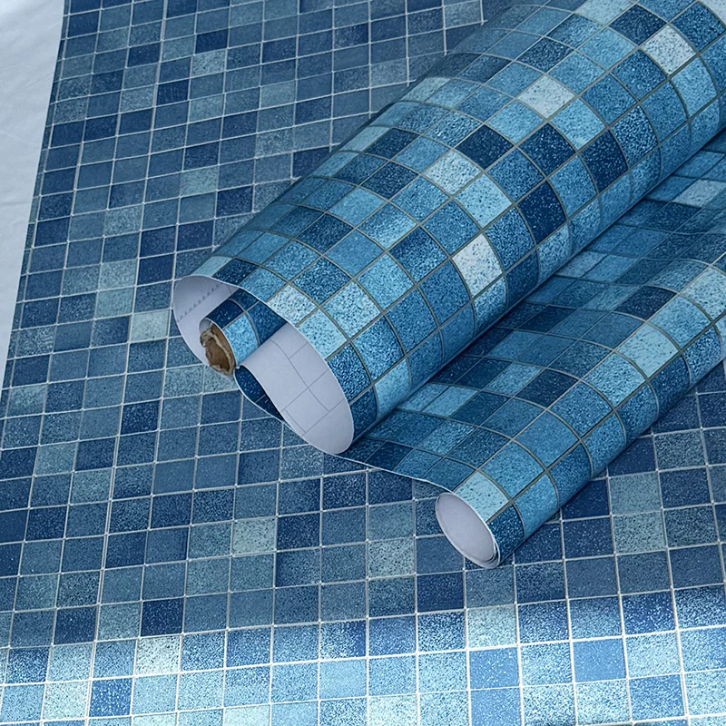 Self Adhesive Vinyl Wallpaper Waterproof Moisture Proof for Wall Decoration PVC Sticker for Bedroom Living Room Kitchen Cabinet