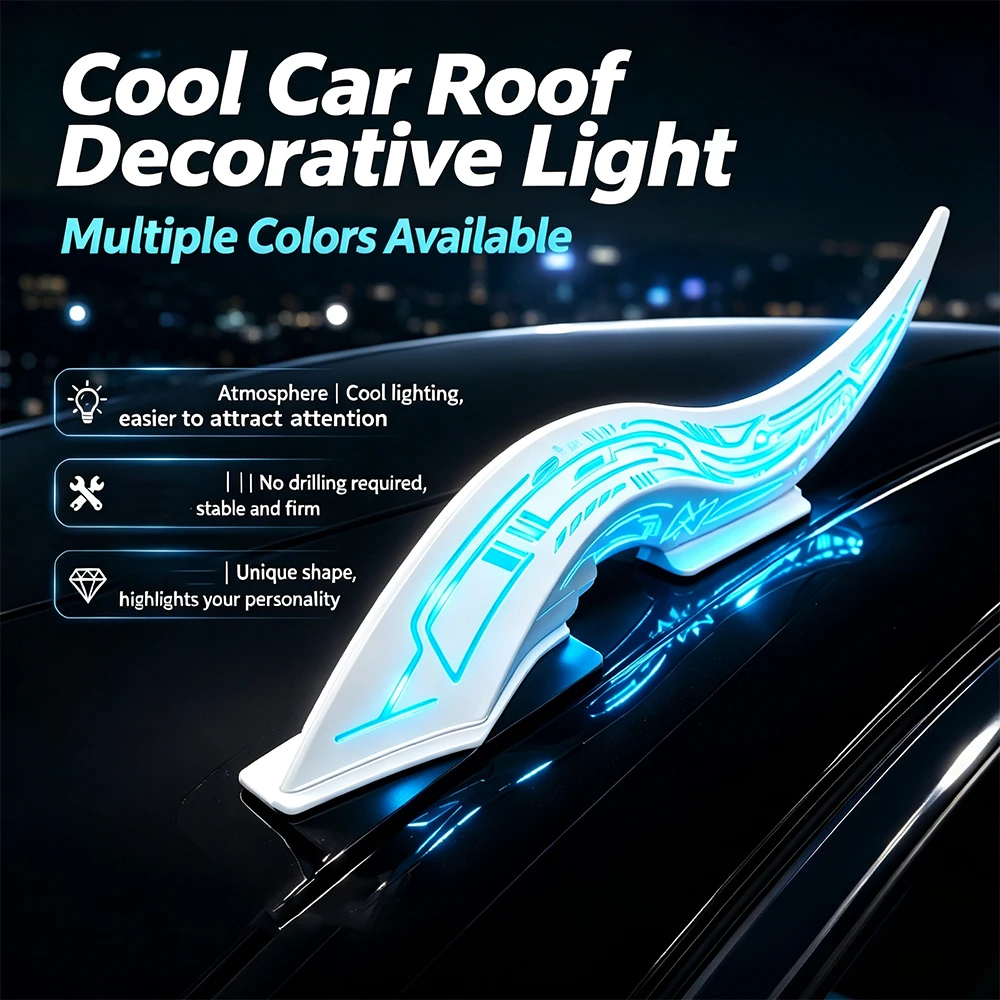 Outdoor Lighting Halloween - Dynamic LED Dragon Horns with Remote