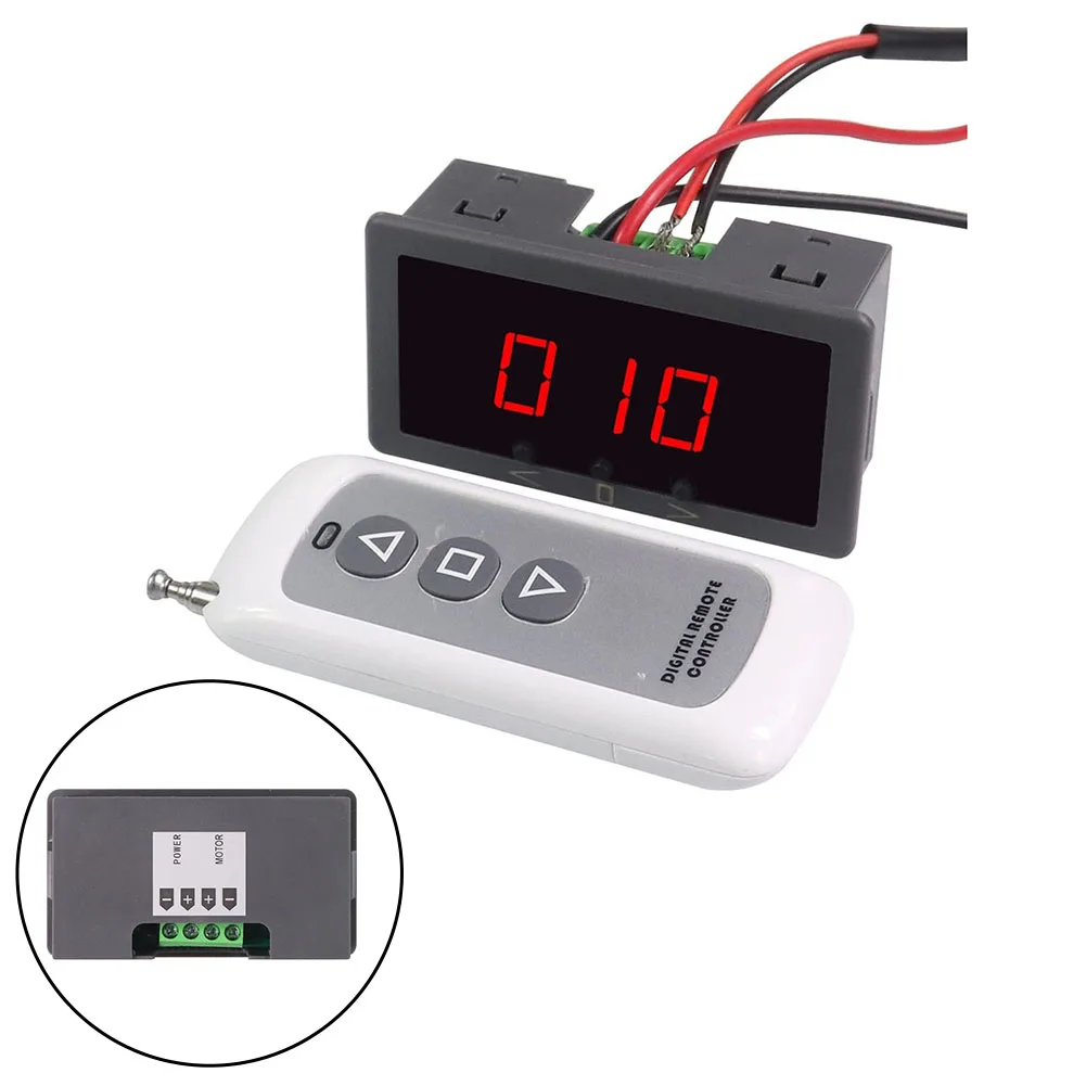 For PWM DC Motor Controller/dimmer 6V 12V 24V 5A Reverse/Forward/Reverse RF Remote Dimmer Control Adjustment Direction Switching