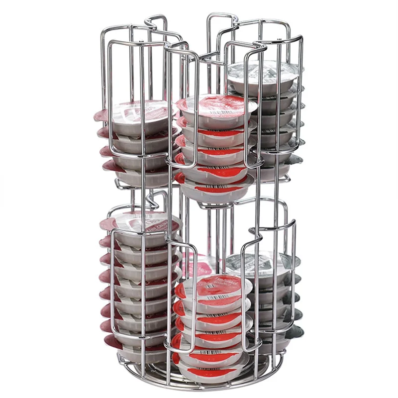 

【RABATT】Suitable For 64Pcs Capsules Tassimo Rotatable Practical Coffee Capsules Storage Stand For