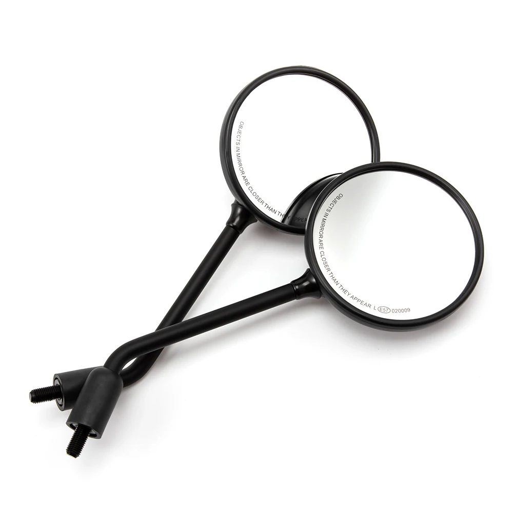 Round mirror Motorcycle Accessories 8mm10mm Screw Motorbike Back View Mirror Electric Bicycle Rearview Mirrors Moped Side Mirror