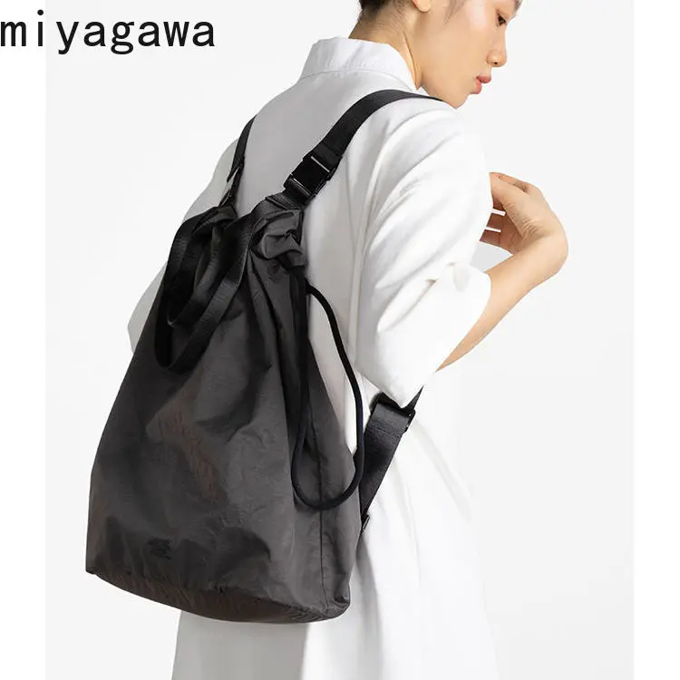 

Miyagawa Large Capacity Outdoor Exercise and Fitness Bag Causal Fashion Women Men Backpacks 2023 New Harajuku Backpacks