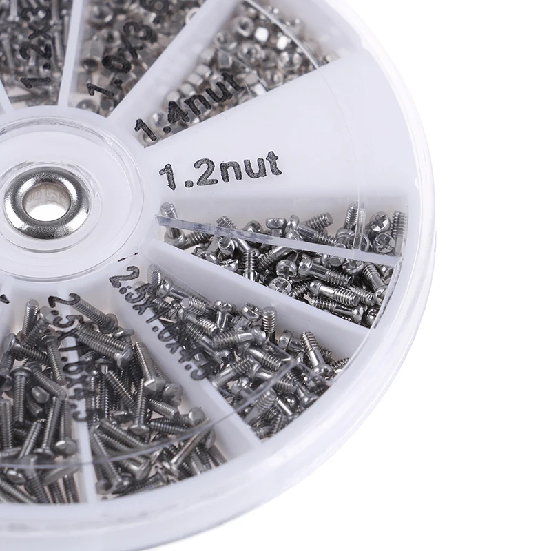 VIEWRING Brillenreparatur-Set, Brillenreparatur-Werkzeugset mit Schrauben und Muttern, Nasenpolster, Sonnenbrillen- und Uhrenreparatur-Teilesatz – Detail 5