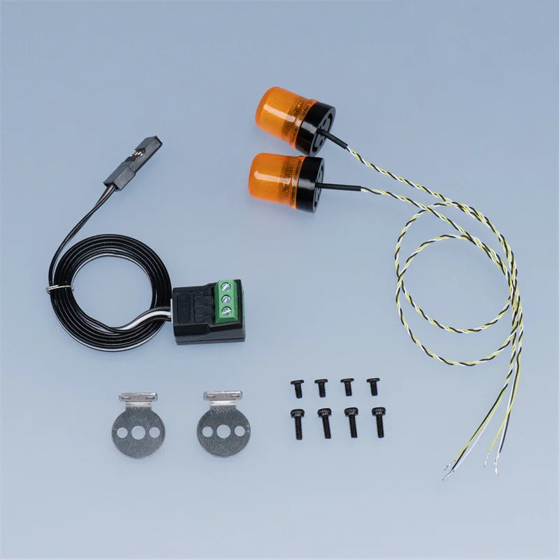 LED Simulatie Daklichten Roterende Lamp voor 1/14 Tamiya RC Truck SCANIA 770S R620 Volvo FH16 Benz Actros MAN TGX TGS Auto