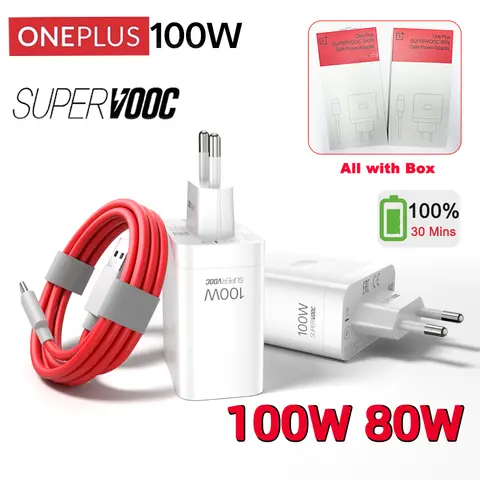 Oneplus 13 12 Original Charger 100W 80W Supervooc Adapter OnePlus 11 13r Nord 5 4 CE4 Lite Super Vooc Fast Charging Usb C Cable