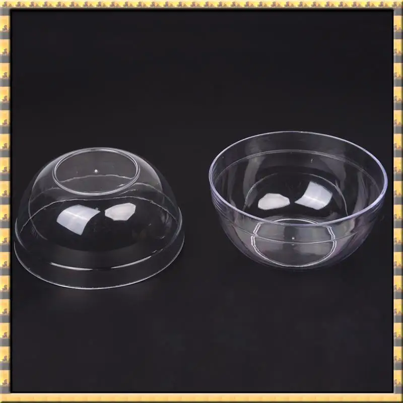 

Hot Sale Women 9Cm X 4.5Cm DIY Facial Clear Plastic Mask Bowl Mixer Holder 12Pcs