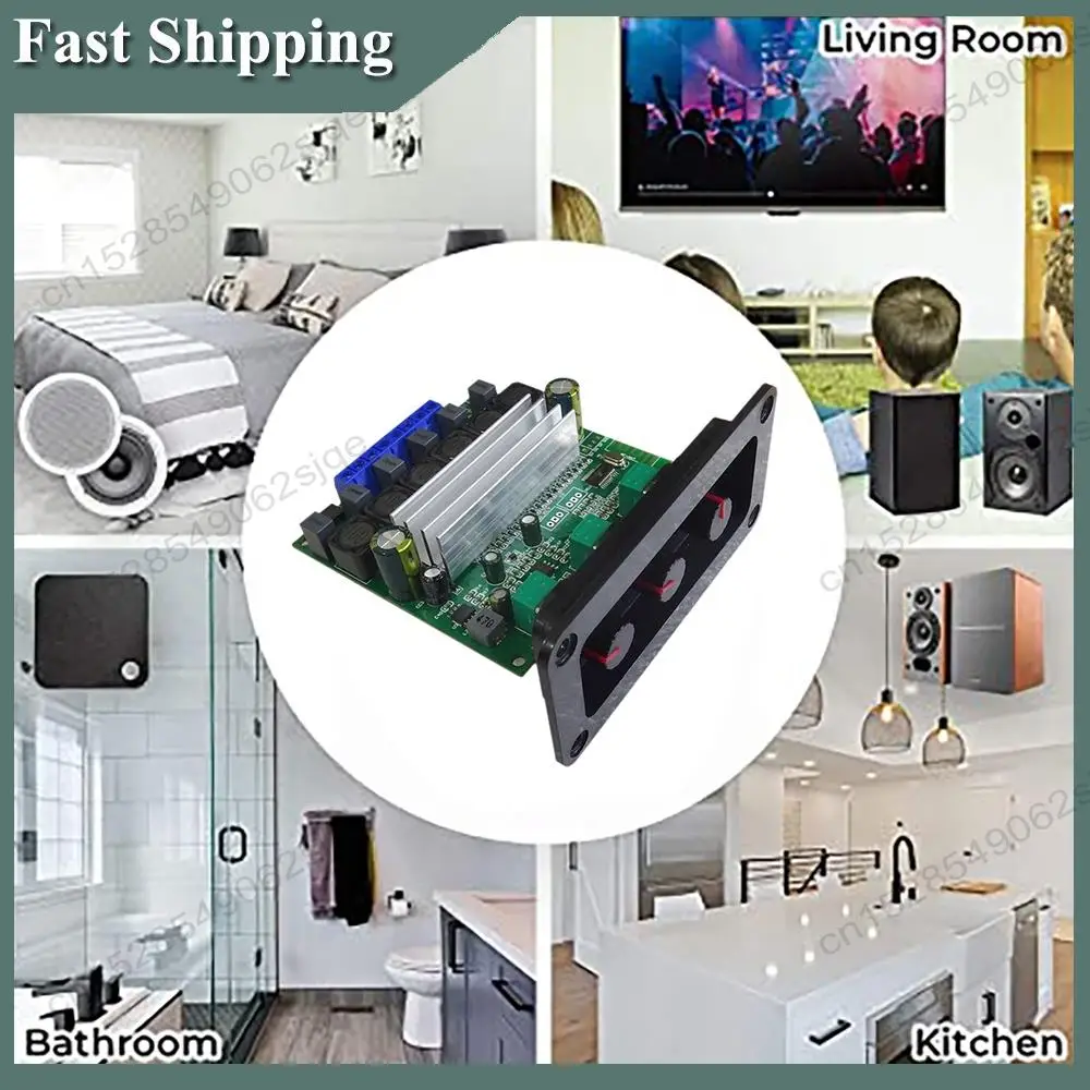 -ABKM TPA3156D2 2.1 Channel Bluetooth 5.0 Digital Amplifier Board 2X 70W+140W High Power Subwoofer Class D Amplifier DC8V-24V