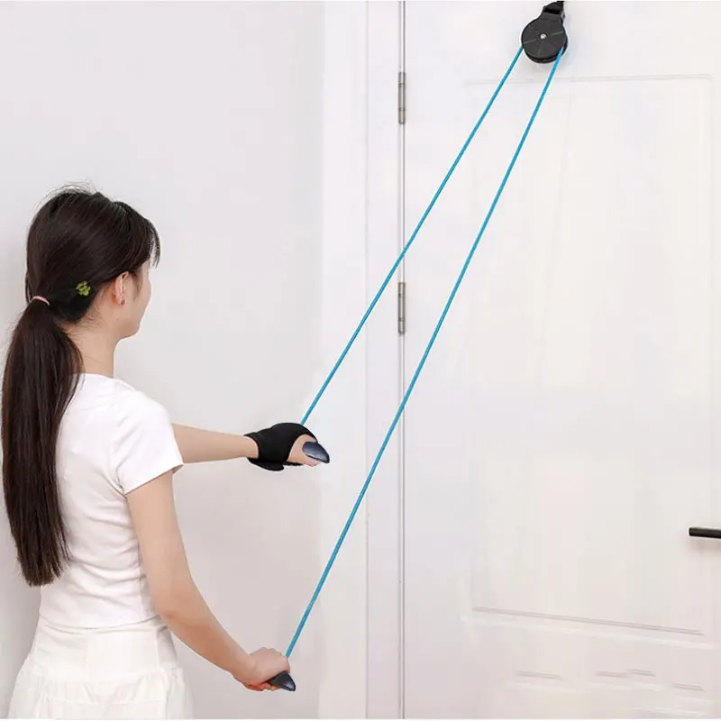 تدريب تمارين إعادة التأهيل ، مسار الكفة الدوار القطني ، تمدد الكتف القطني ، تمرين الذراع الذاتي المنزلي