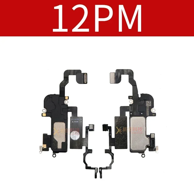 Top Front Earpiece Flex Cable 1Pcs For iPhone 11 12 Pro Max X XS XR Sensor Proximity Small Earphone Ear Speaker Headset Parts