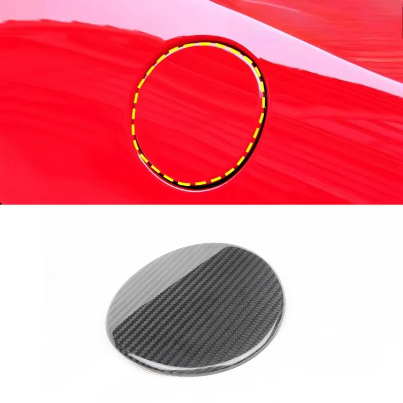 

For Ferrari 458 Real Dry Carbon Fiber 2011-2016 Fuel Tank Cap Decorative Sticker Exterior Modification Accessories Body Kit Auto