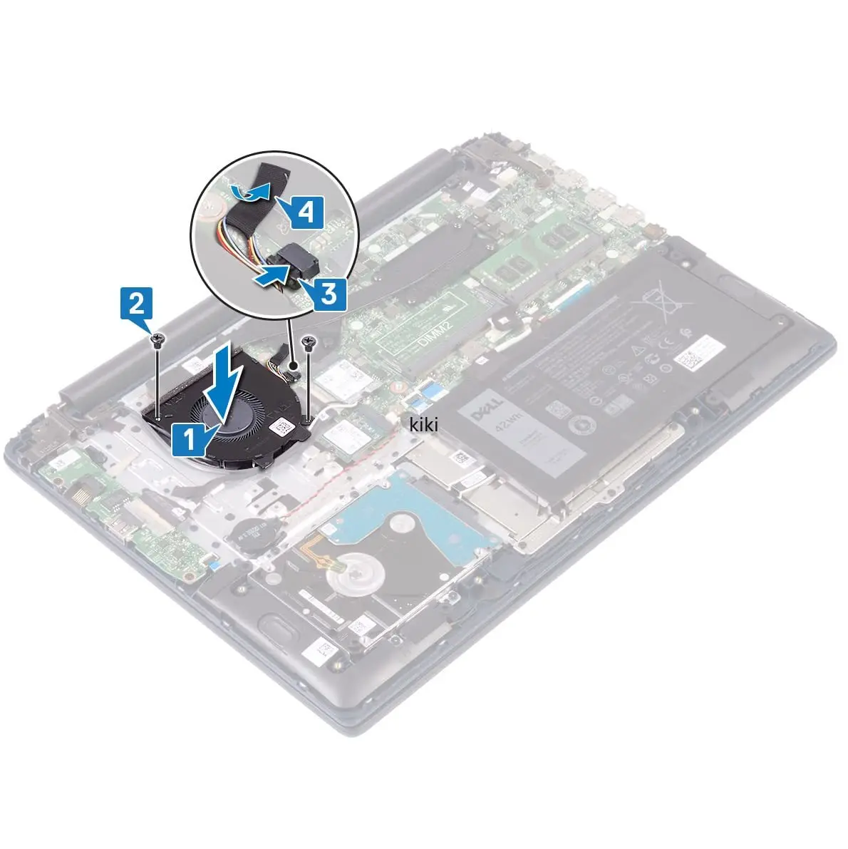 CPU Cooling Fan G0D3G 0G0D3G 023.100DJ.0011 Replacement for Dell Inspiron 15 5580 5582 5585 5591 14-5480 5481 5482 5488 P93G
