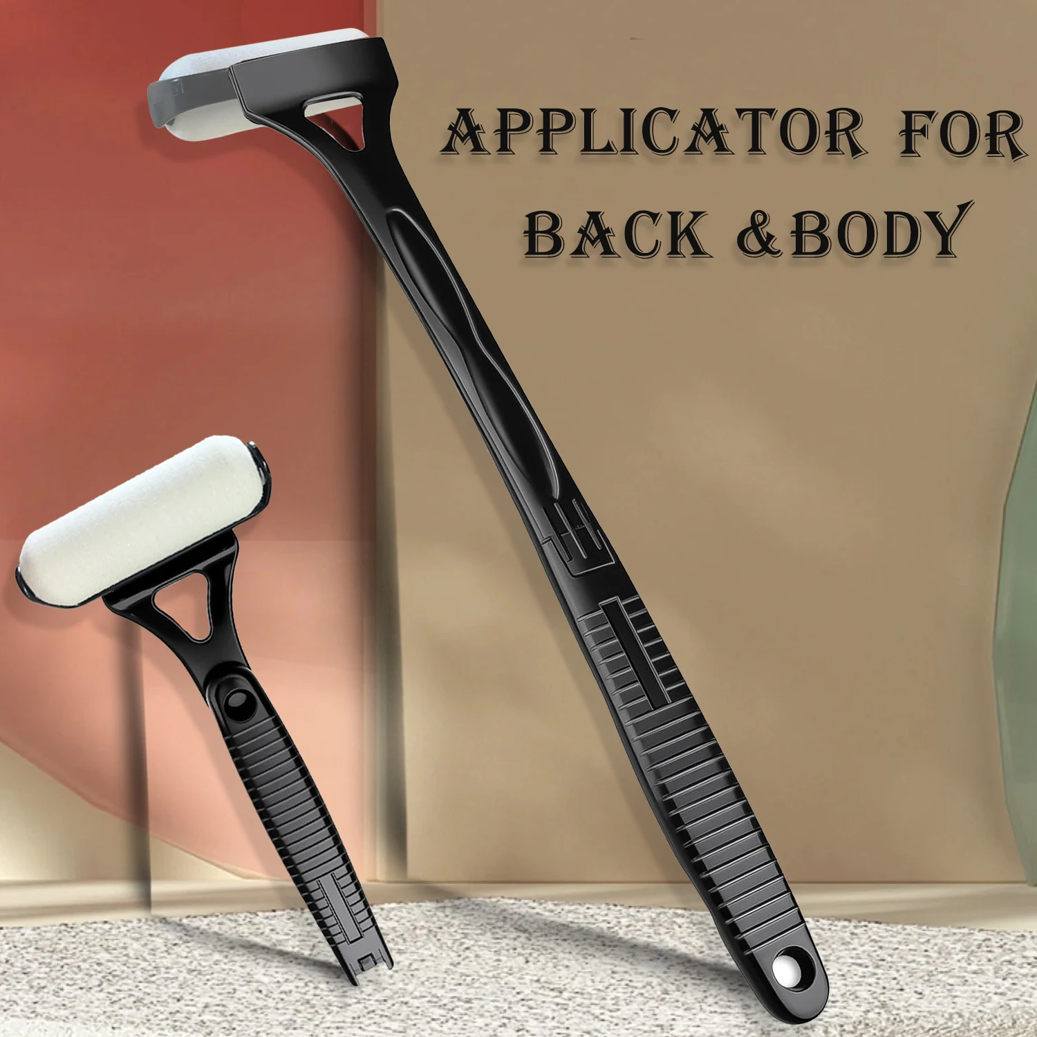 Aplikator Rol Lembut Lotion Punggung Wanita Pemijat Aplikator Tabir Surya Lotion Multifungsi Aplikator Gagang Panjang Ergonomis