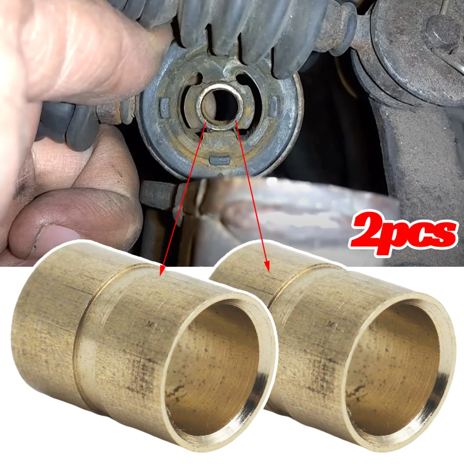 

Shifter Pivot Bushing Copper Sleeve for Suzuki Chevrolet Toyota Kia Hyundai Gear Cable Linkage Bushing Replacement Inner Bush