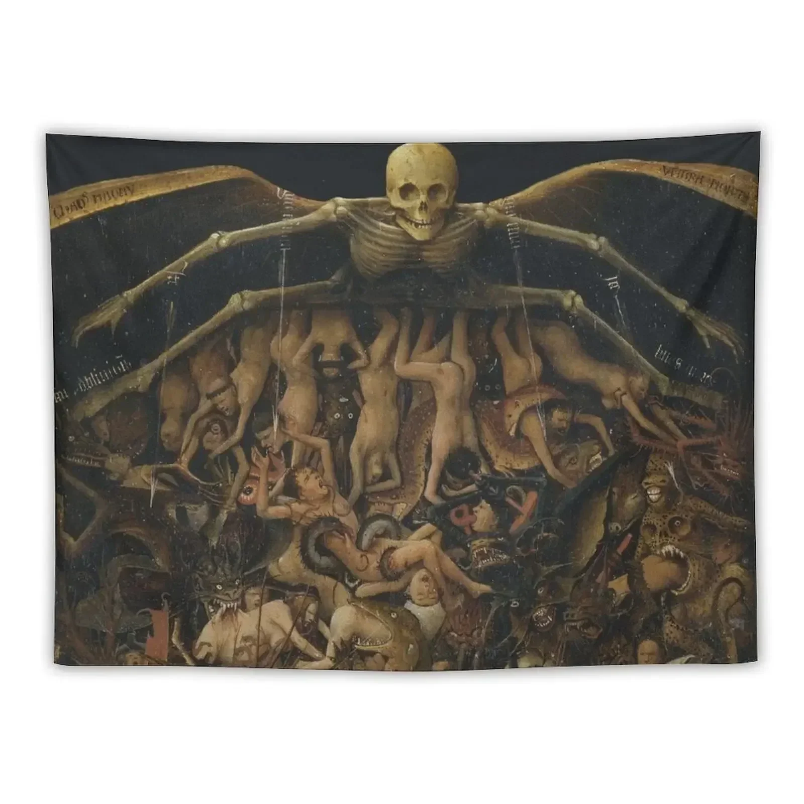 HD The Crucifixion The Last Judgment (detail) by Jan van Eyck HIGH DEFINITION Tapestry Room Decor Cute Tapestry